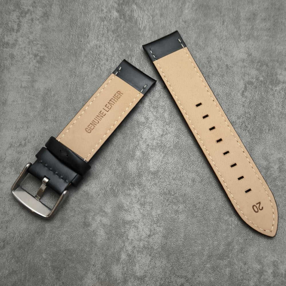 Holzwerk replacement bracelet large leather replacement bracelet in black