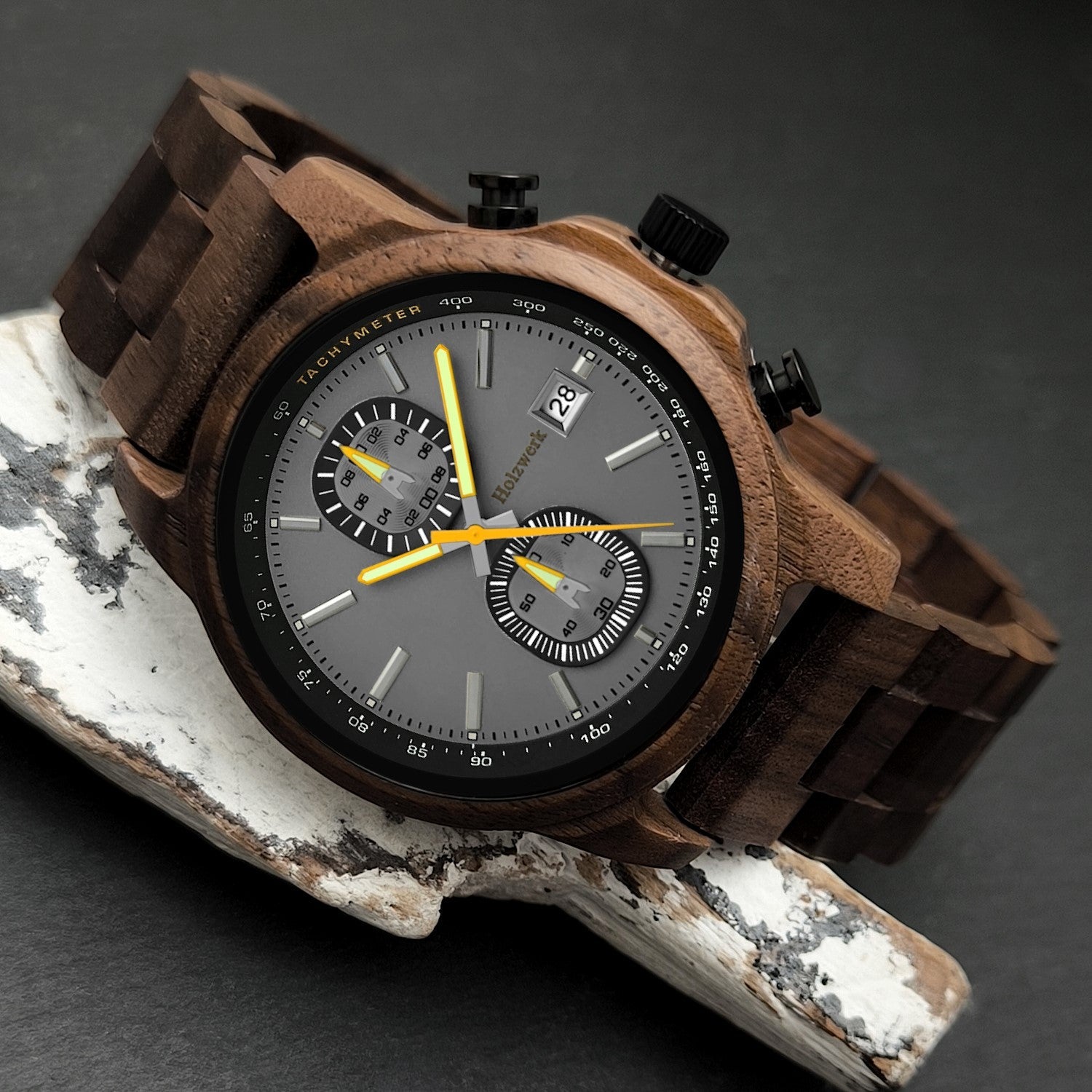 Herren Holz Armbanduhr - Armbanduhren aus Holz - Holzuhren für Männer | Holzwerk 